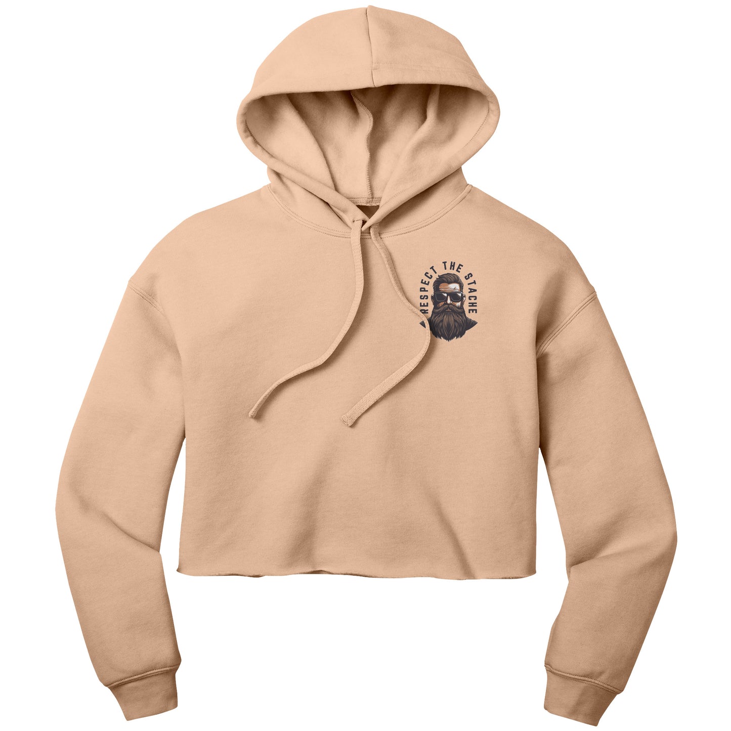 Respect The Stache Fleece Hoodie