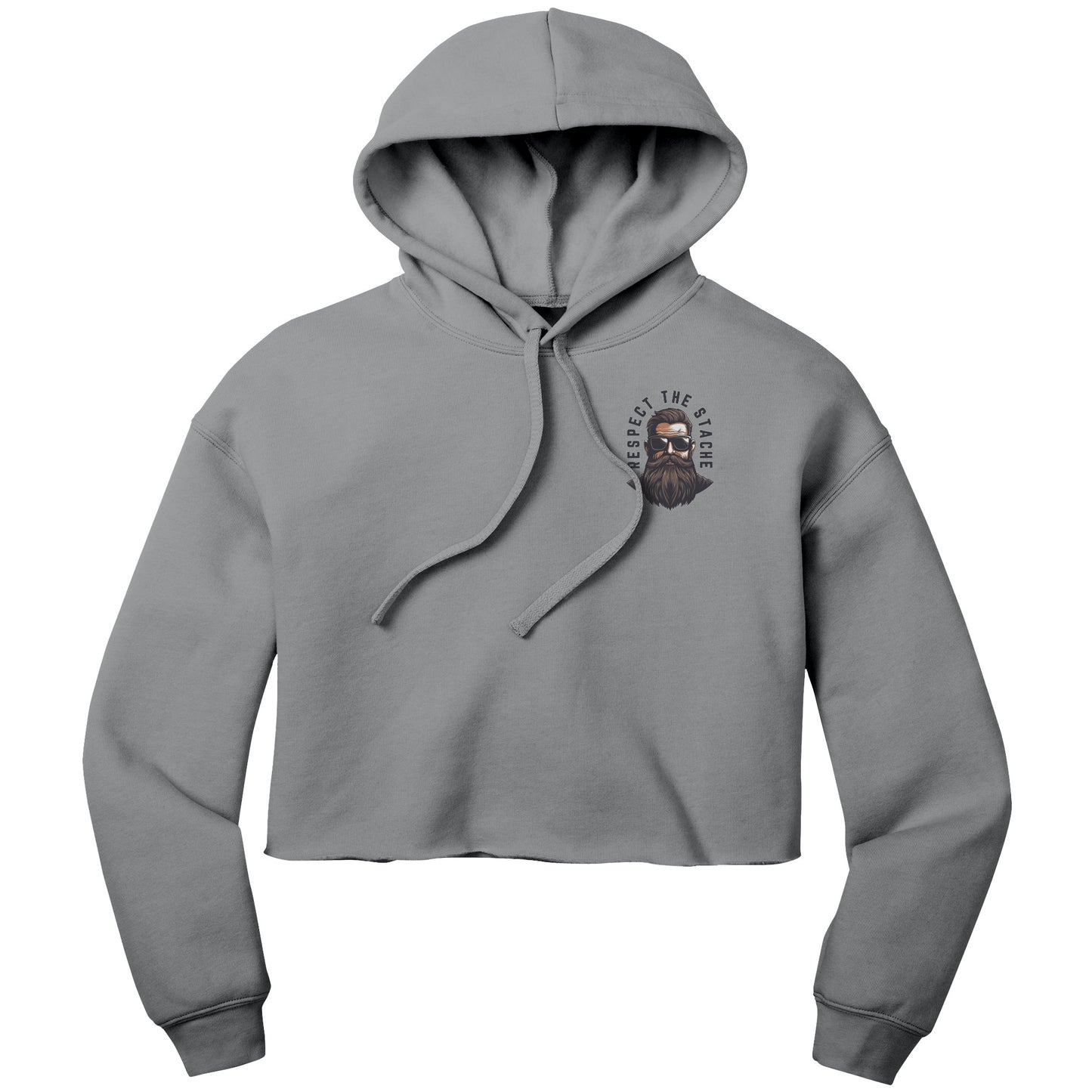 Respect The Stache Fleece Hoodie