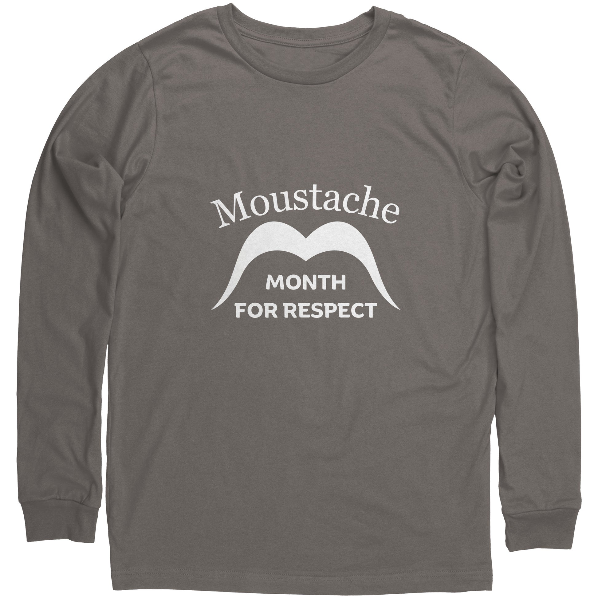 Unisex Long Sleeve Shirt Ready to rock that stache for a cause? It's Movember. Show off your facial flair, raise funds and help tackle prostate cancer, testicular cancer, mental health challenges, and more. Mo' Party!🧔 Start conversations and help change lives. Together, we'll Mo've mountains. 🏔️ Join Movember!  Shop now at Emporium Discounts 