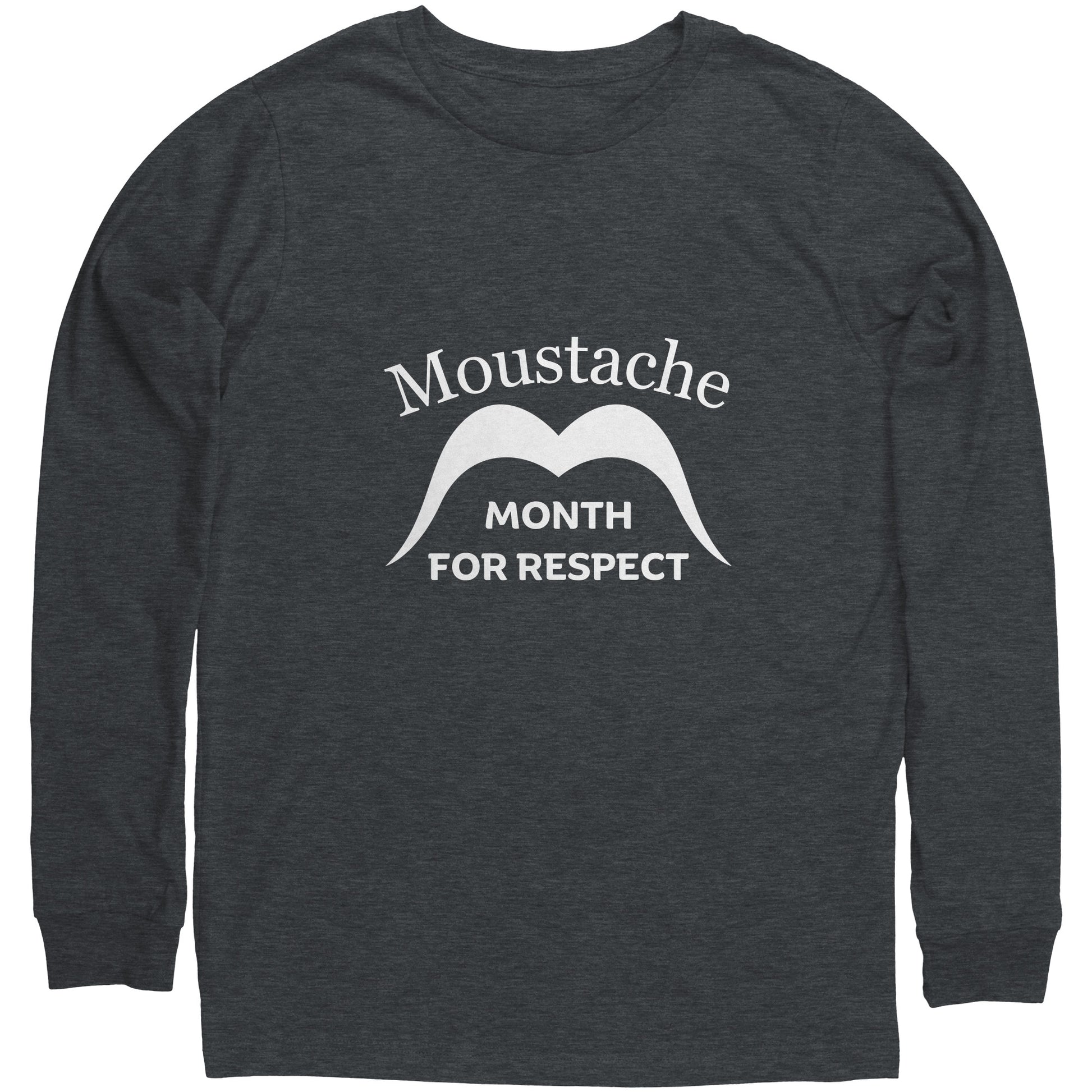 Unisex Long Sleeve Shirt Ready to rock that stache for a cause? It's Movember. Show off your facial flair, raise funds and help tackle prostate cancer, testicular cancer, mental health challenges, and more. Mo' Party!🧔 Start conversations and help change lives. Together, we'll Mo've mountains. 🏔️ Join Movember!  Shop now at Emporium Discounts 