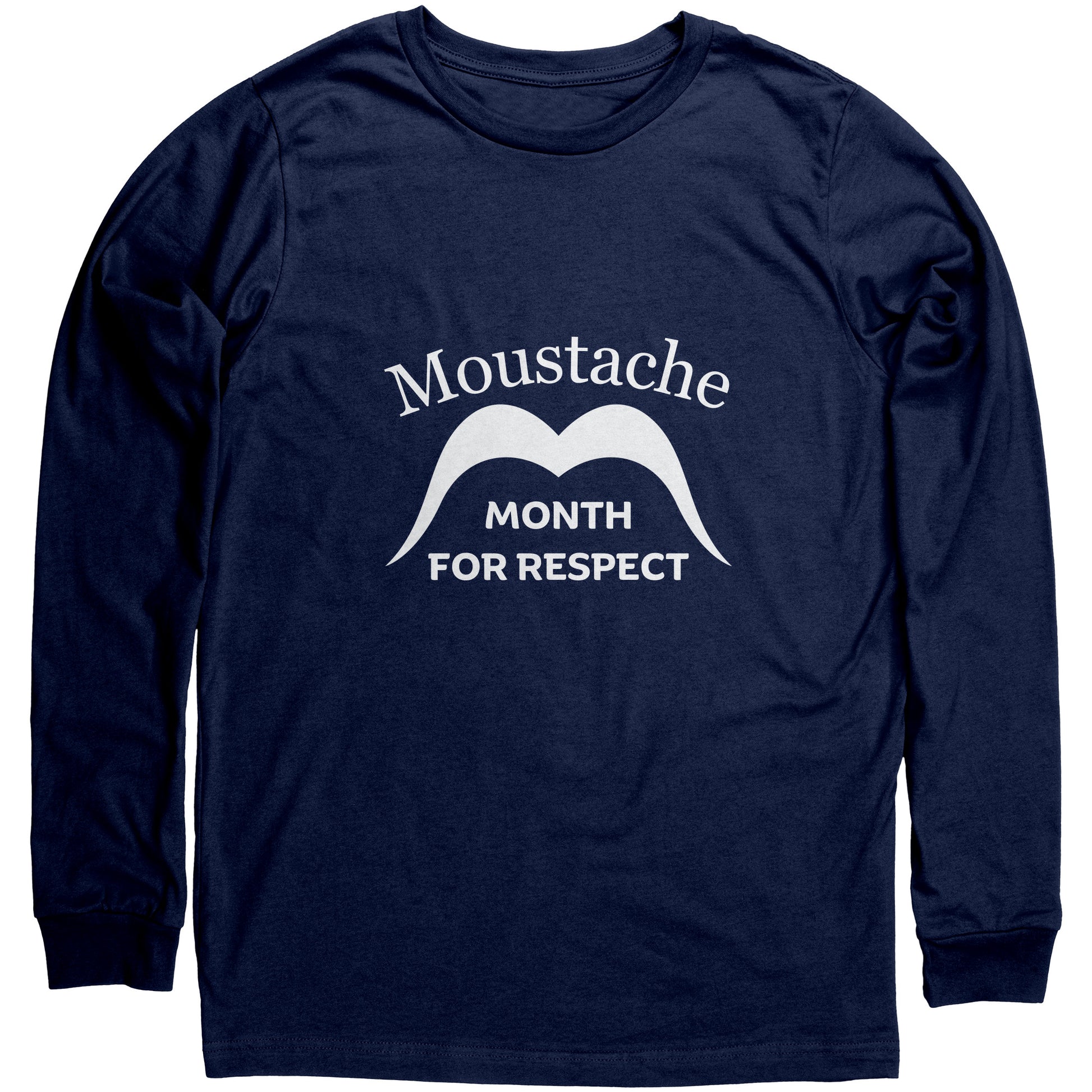 Unisex Long Sleeve Shirt Ready to rock that stache for a cause? It's Movember. Show off your facial flair, raise funds and help tackle prostate cancer, testicular cancer, mental health challenges, and more. Mo' Party!🧔 Start conversations and help change lives. Together, we'll Mo've mountains. 🏔️ Join Movember!  Shop now at Emporium Discounts 