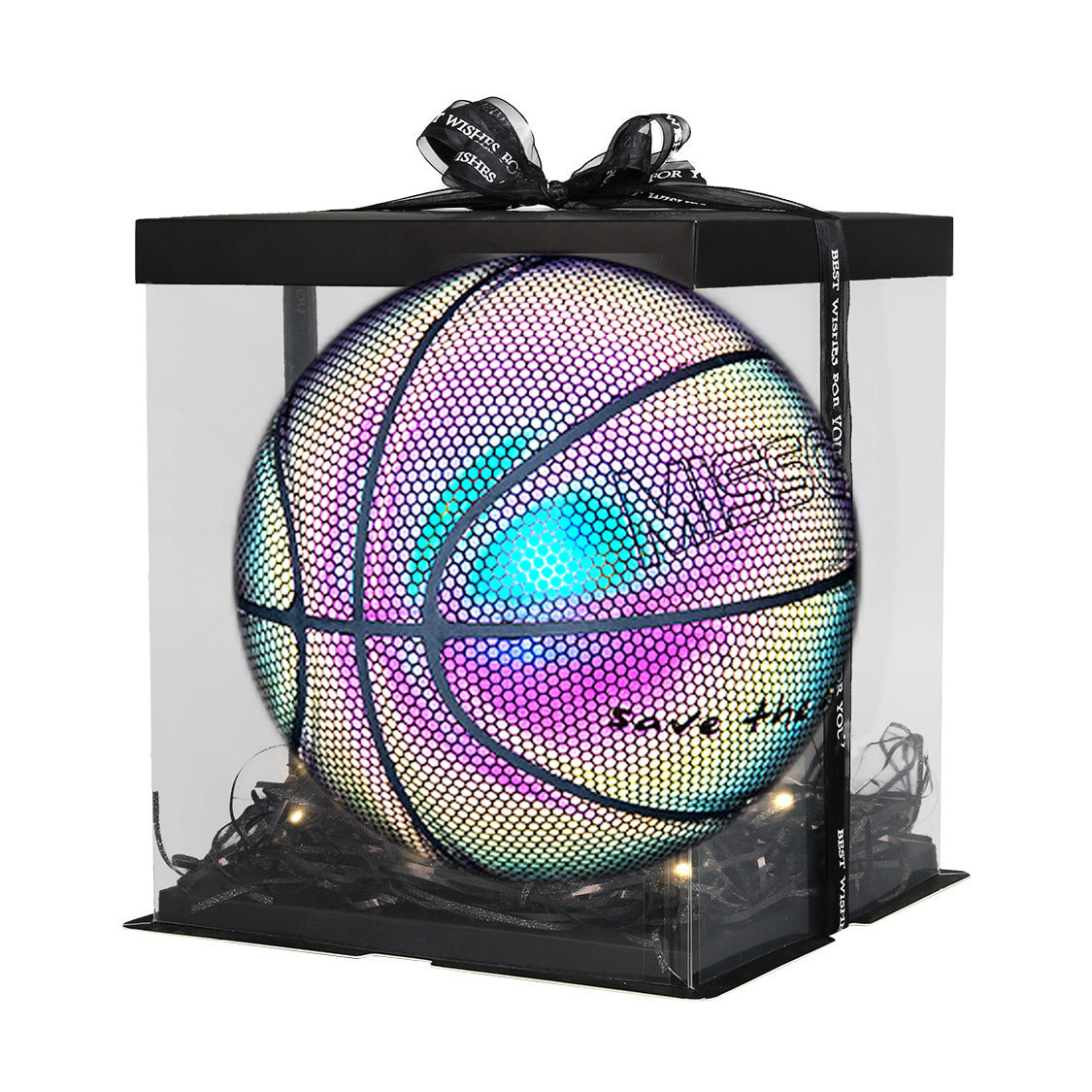 Glowing Luminous Fluorescent Basketball Night Game Basketball Emporium Discounts