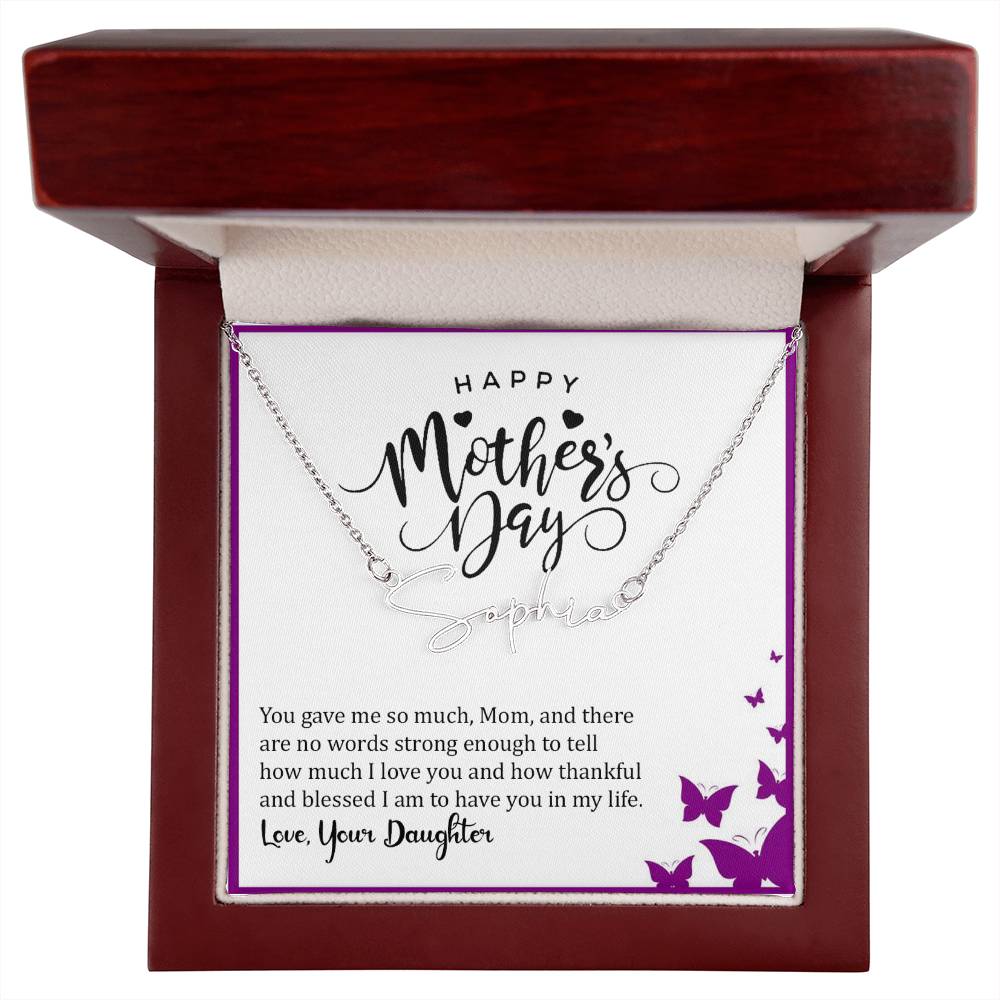 Signature Name Necklace