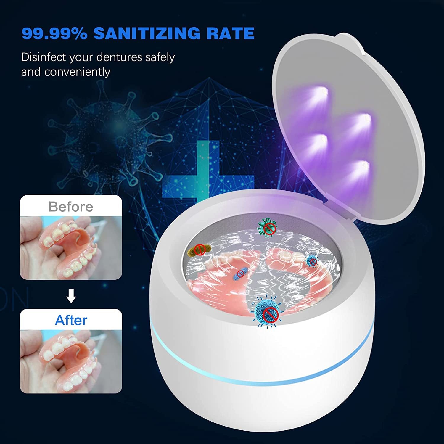 🌟 Introducing the Ultimate Cleaning Solution! 🌟  Tired of struggling to clean your precious aligners, glasses, and jewellery? Emporium Discounts has the answer! Our Home Ultrasonic Cleaning Machine is here to make your life easier.