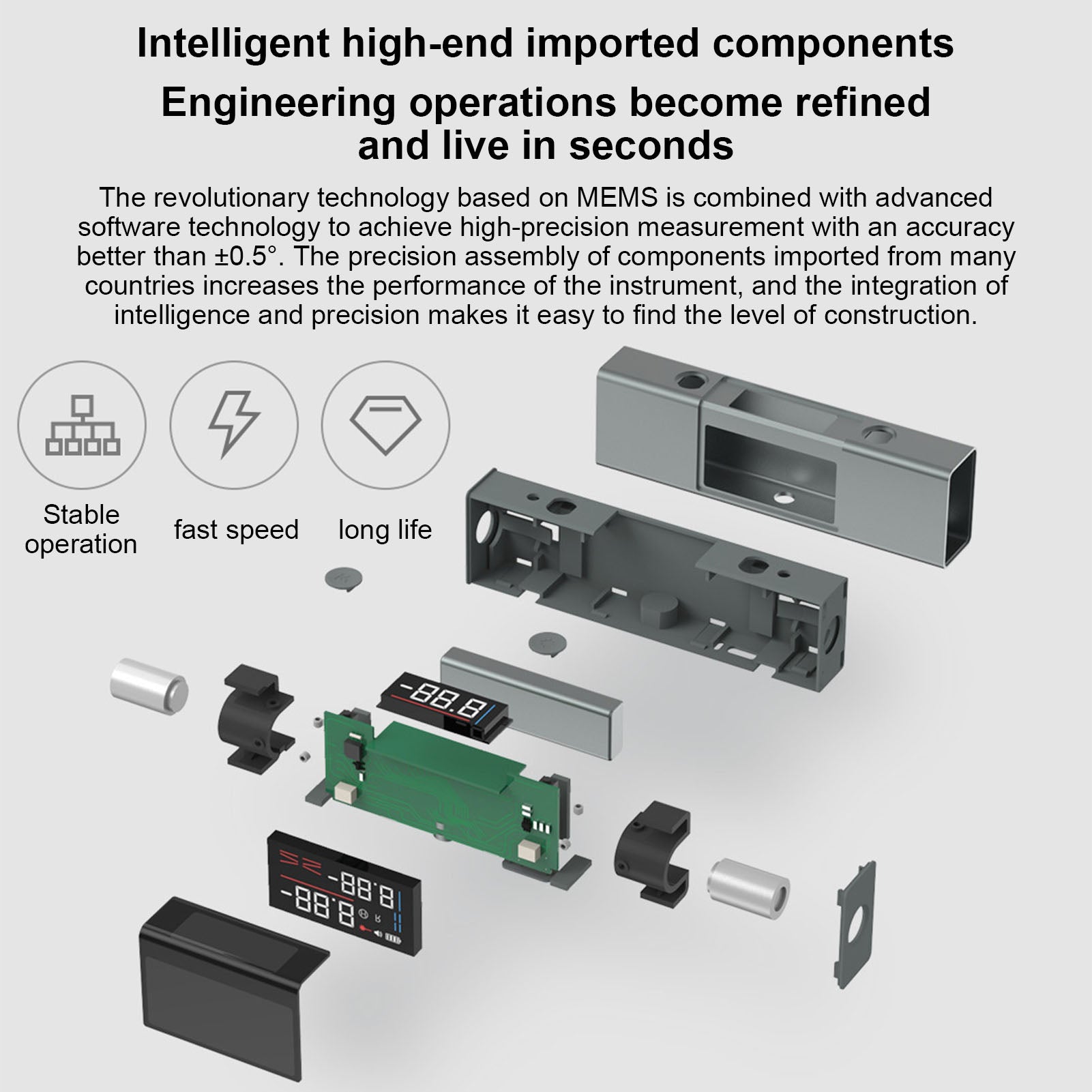 Suitable For Xiaomi Duke Li1 Laser Casting Angle Meter Decoration Multi-Functional Handheld Electronic Digital Display Meter Angle Ruler Emporium Discounts 5 Daily Products Or Gadgets 