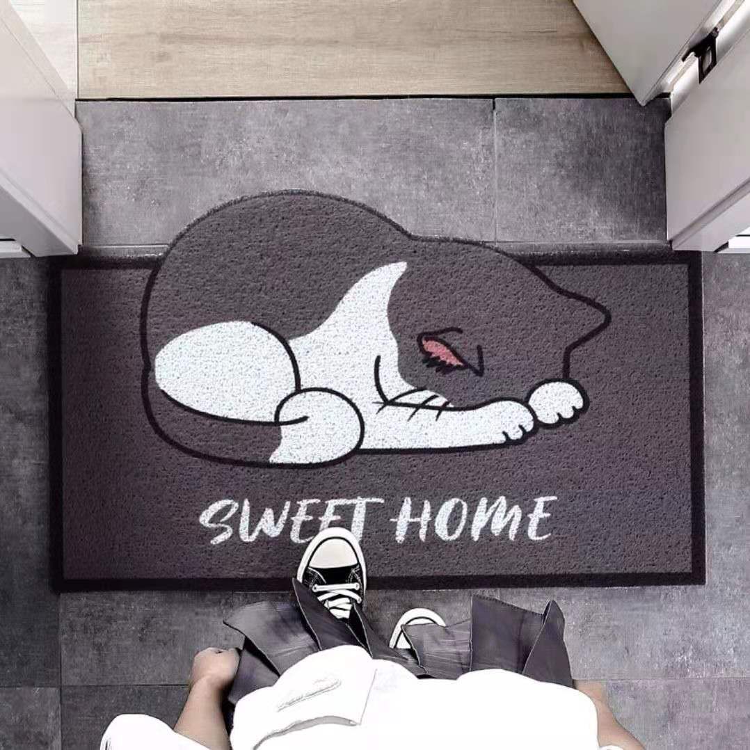 Entrance Door Cartoon Silk Ring Mat Entrance Door Emporium Discounts