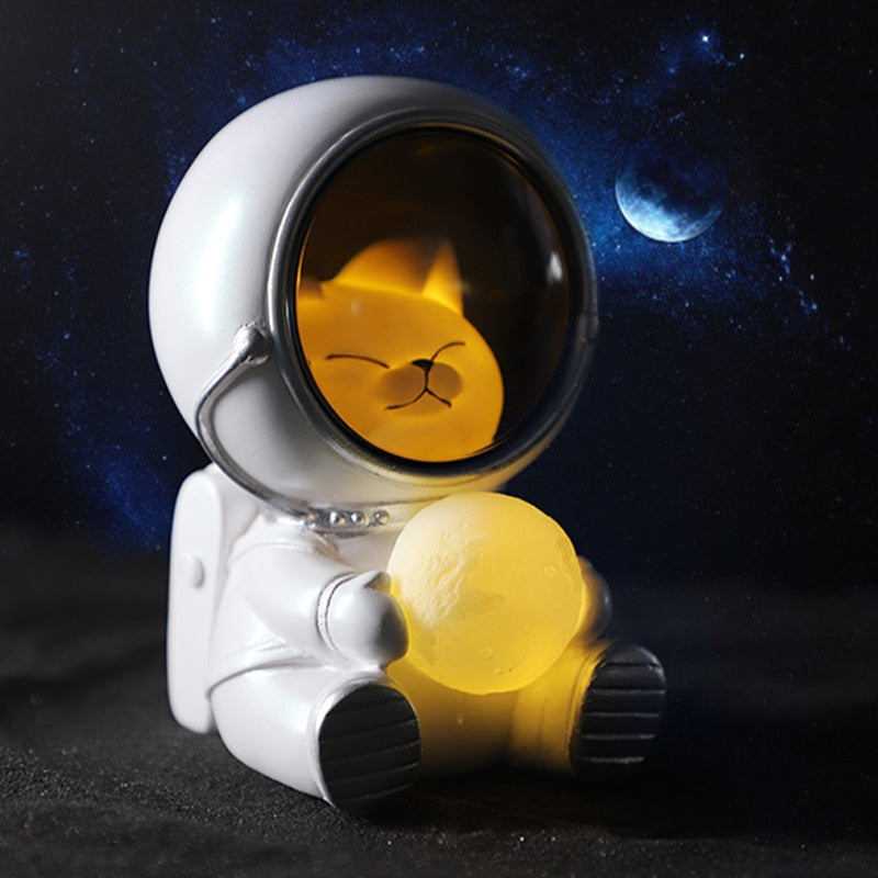 Cute Pet Astronaut LED Lamp Emporium Discounts