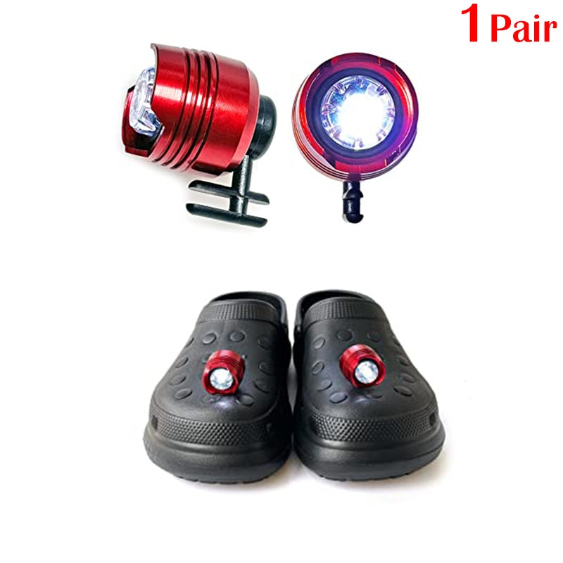 LED Headlights For Holes Shoes IPX5 Waterproof Shoes Light 3 Modes 72 Hours Glowing Small Lights For Dog Walking Camping Outdoor Emporium Discounts 5 Daily Products Discounts