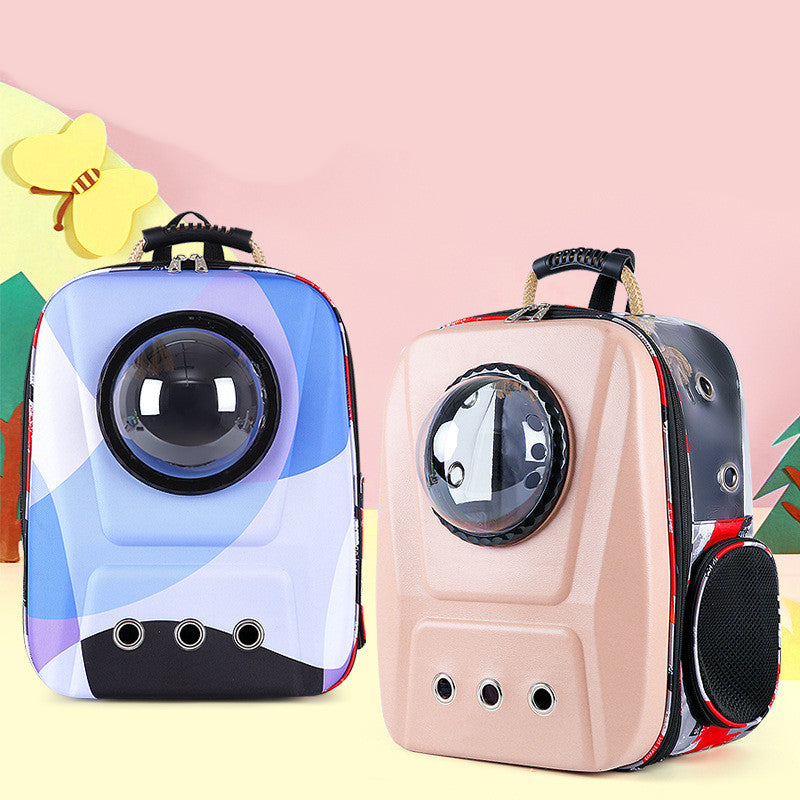 Fashionable Breathable Large Capacity Portable Backpack For Cats Emporium Discounts Come In Different Colour style