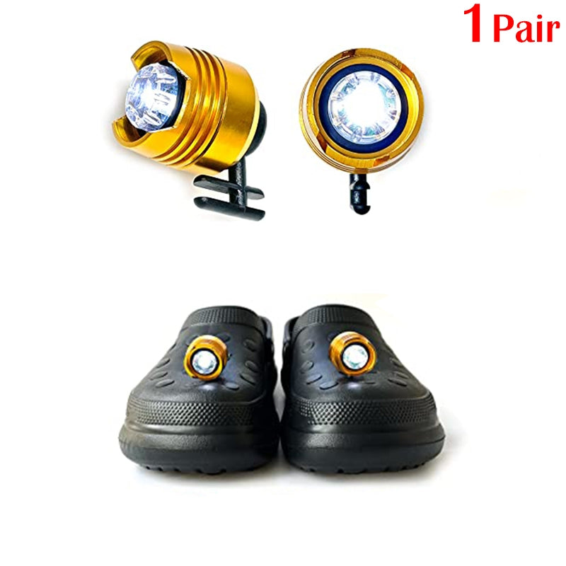 LED Headlights For Holes Shoes IPX5 Waterproof Shoes Light 3 Modes 72 Hours Glowing Small Lights For Dog Walking Camping Outdoor Emporium Discounts 5 Daily Products Discounts