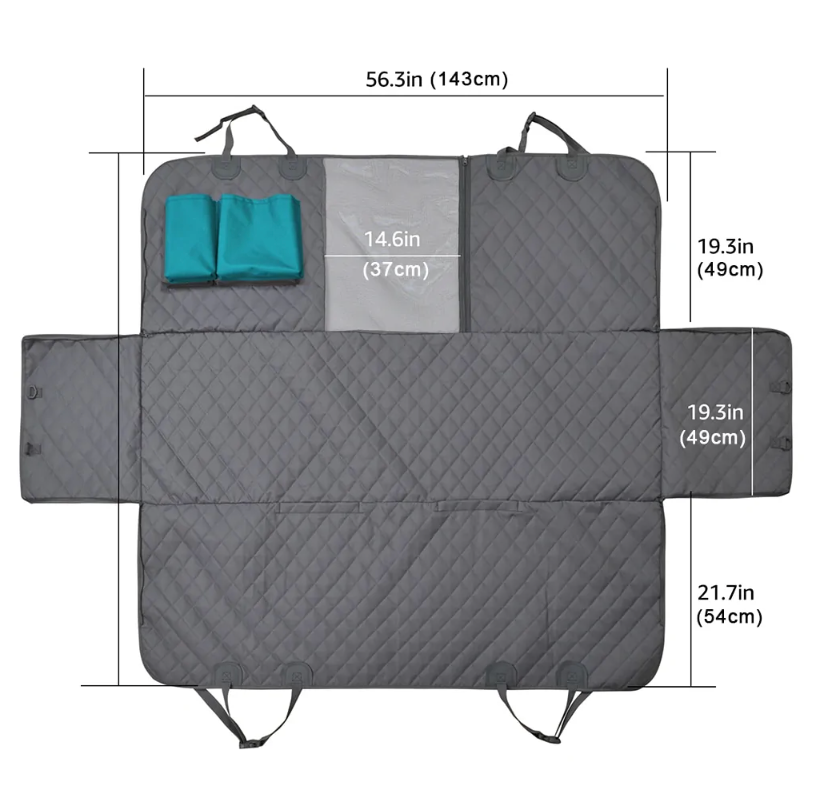 Dog Car Seat Cover Emporium Discounts Tired of your car being covered in pet hair after every ride? Say goodbye to the mess with the Dog Car Seat Cover! Installation is a breeze with quick-install clips, and its practical design includes airflow-enhancing windows and convenient front pockets.