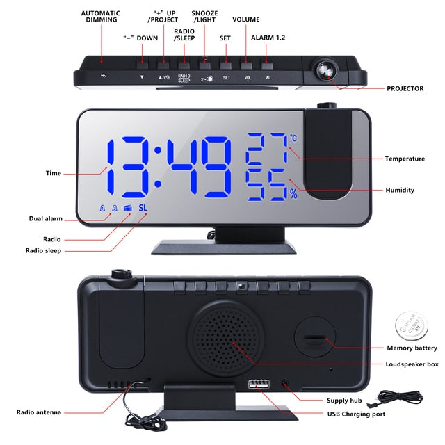 LED Digital Projection Clock Emporium DiscountsLED Digital Projection Clock Emporium Discounts