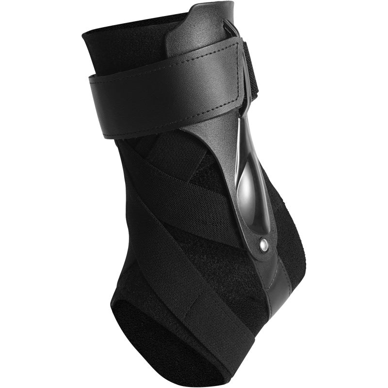 1.The ankle brace is a dual exterior molded support structure with Grip Tech (anti-migration), that prevents the ankle from rolling inward (Inversion) and outward (Eversion). 2.The plate along with the anchor strap, assists in preventing high ankle sprains by reducing the separation of the two lower leg bones where the ankle meets. 3.The X- Strap Stabilizers with Grip Tech located underneath prevents the foot from shifting forward. Emporium Discounts