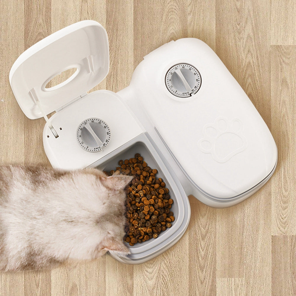 Products Automatic Pet Feeder Smart Food Dispenser For Cats Dogs Timer Stainless Steel Bowl Auto Dog Cat Pet Feeding Pets Supplies Emporium Discounts
