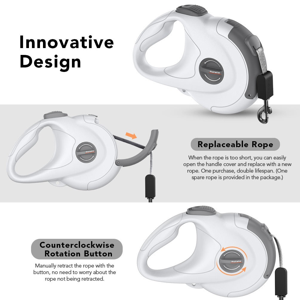  Pet Automatic Retractable Dog Leash Retractable Pet Supplies Reflective Dog Walking Rope Explosion-Proof Punch Not Stuck Rope Emporium Discounts 5 Daily Products Or Gadgets Per Day