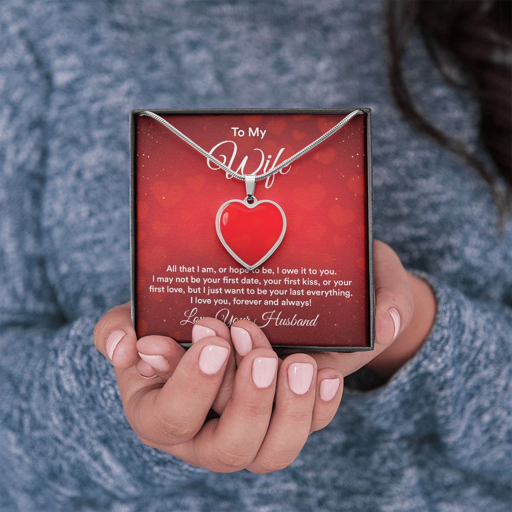 To MY Wife Love Heart Photo Plus Personalized Engraving