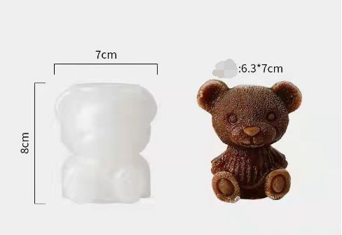 Cute Teddy Bear Silicone Mould Ice Cube Maker | Emporium Discounts