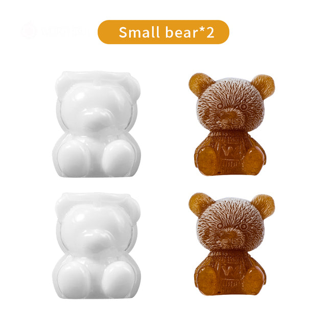 Cute Teddy Bear Silicone Mould Ice Cube Maker | Emporium Discounts